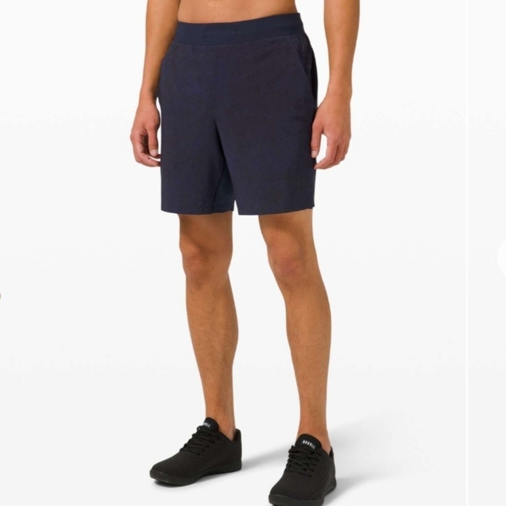 Lululemon T.H.E. Short 7" *LinerlessGravel Dust True Navy Multi Size Large - Picture 3 of 14